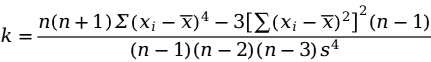 峰态系数